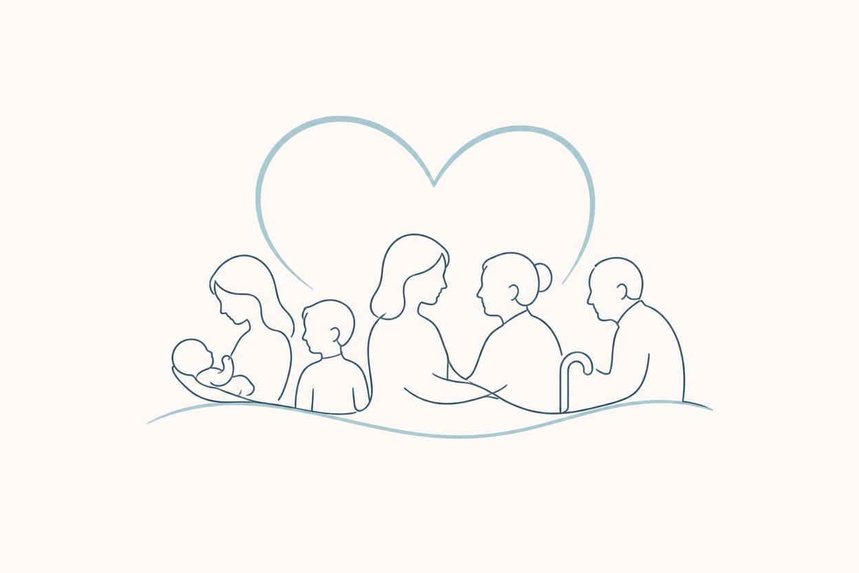 A resident and caregiver at Fairfield County House